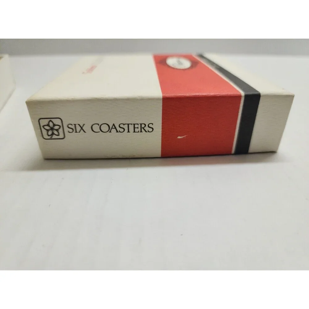 Pimpernel Set of 6 Coasters English Inns Cork with Box